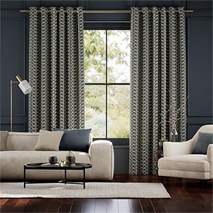 Linear Stem Cool Grey Curtains thumbnail image