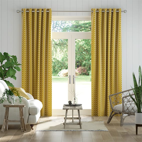 Linear Stem Dandelion Curtains