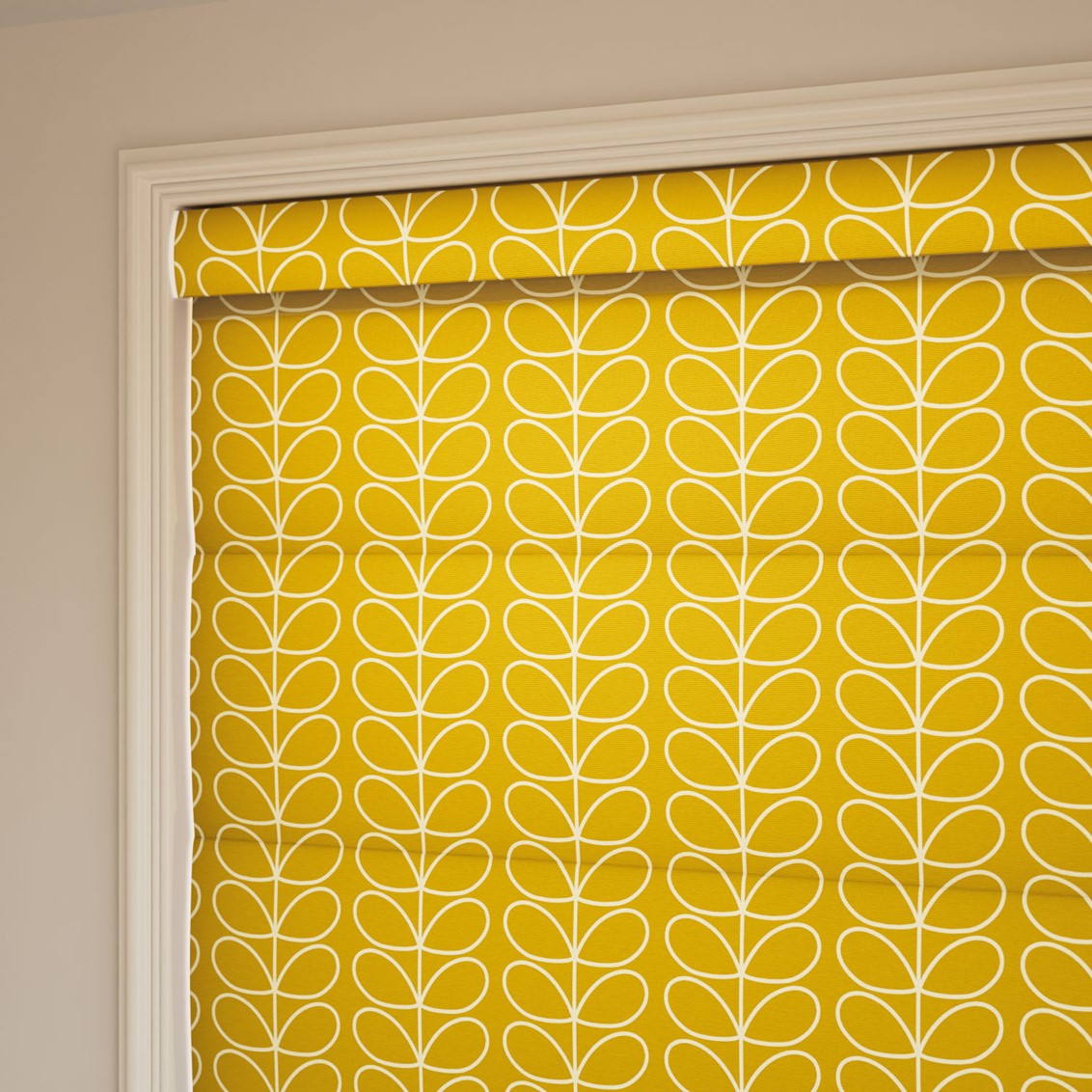 Linear Stem Dandelion Roman Blind