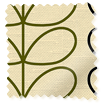 Linear Stem Multi Olive & Black Roman Blind swatch image
