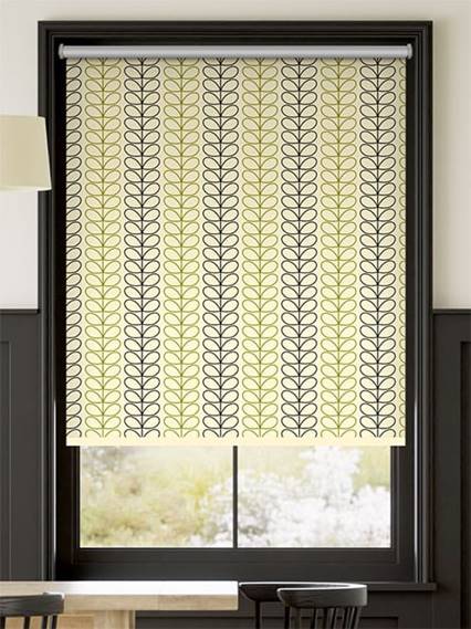 Linear Stem Multi Olive & Black Roller Blind thumbnail image