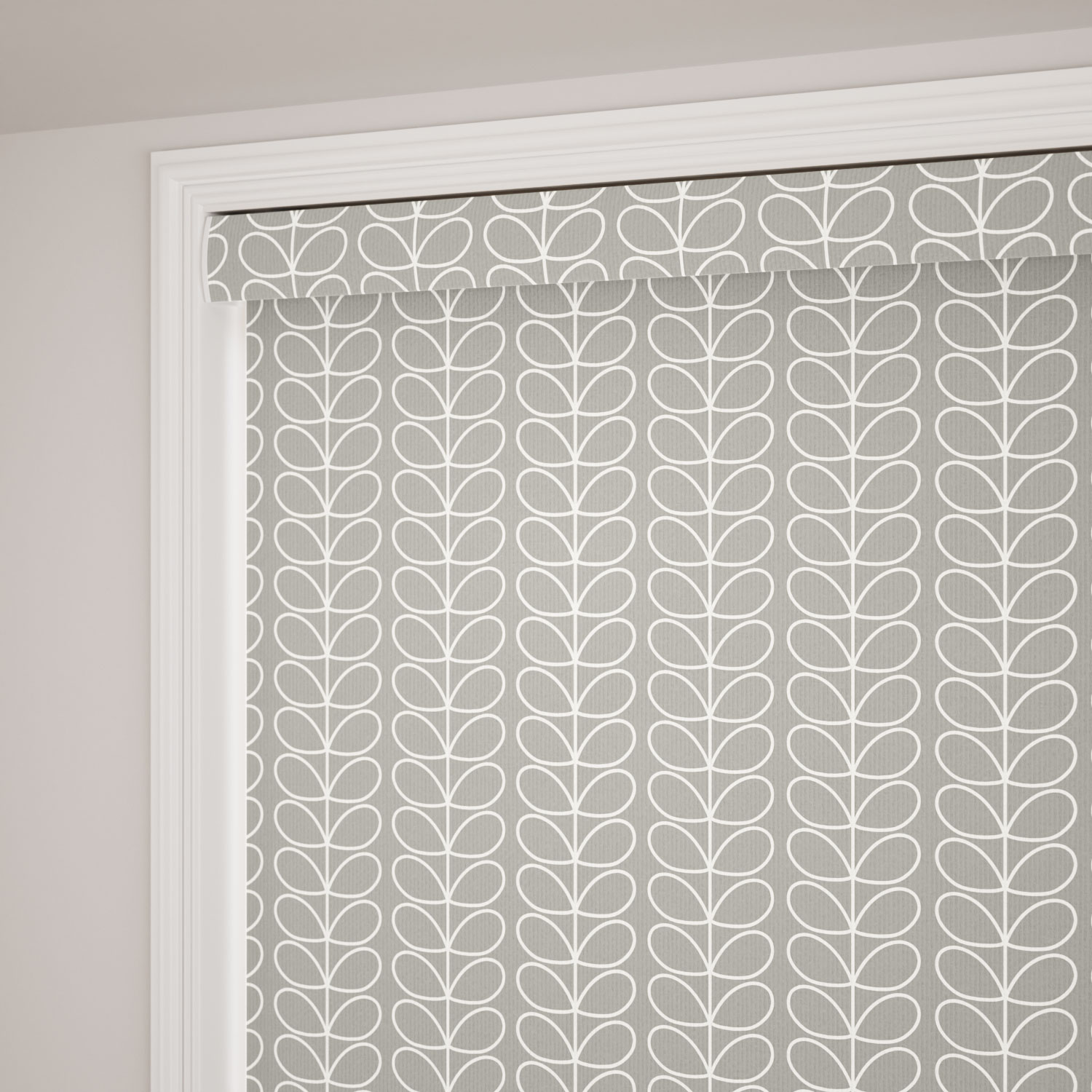 Linear Stem Silver  Roller Blind