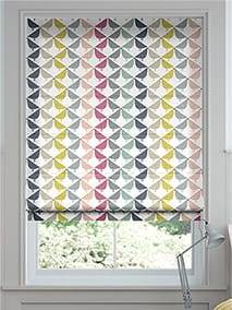 Lintu Birds Berry Crush Roman Blind thumbnail image