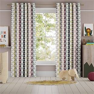 Lintu Birds Berry Crush Curtains thumbnail image