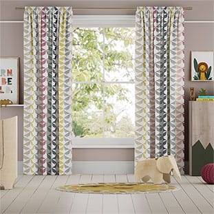 Lintu Birds Berry Crush Curtains thumbnail image