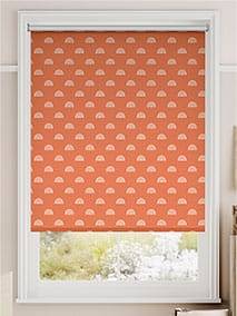 Little Arches Blackout Papaya Roller Blind thumbnail image