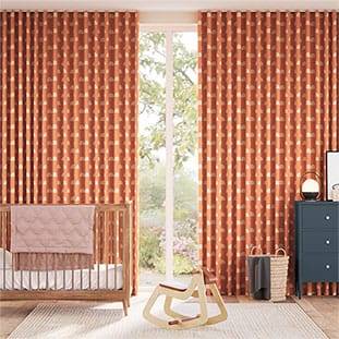 Little Arches Papaya Curtains thumbnail image