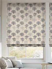 Little Orchard Charcoal Roman Blind thumbnail image