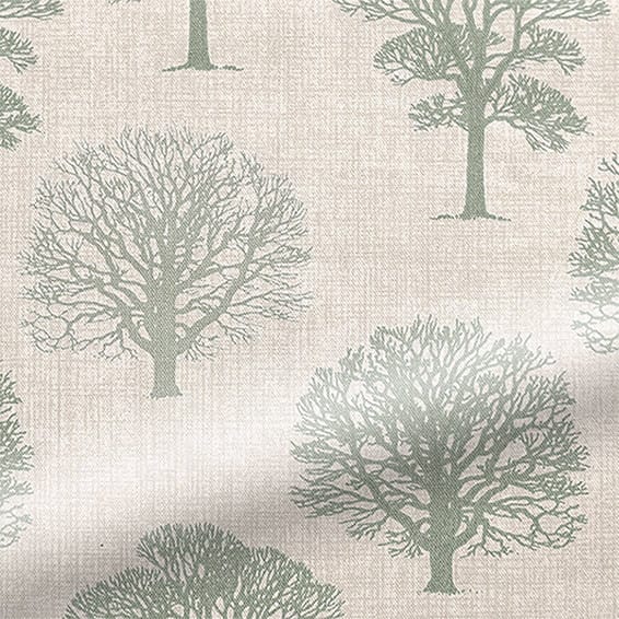 Little Orchard Evergreen Roman Blind