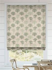 Little Orchard Evergreen Roman Blind thumbnail image