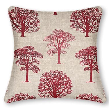Little Orchard Scarlet Curtains - Cushions