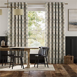 Little Orchard Soft Blue Curtains thumbnail image