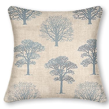 Little Orchard Soft Blue Curtains - Cushions