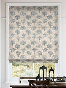 Little Orchard Soft Blue Roman Blind thumbnail image