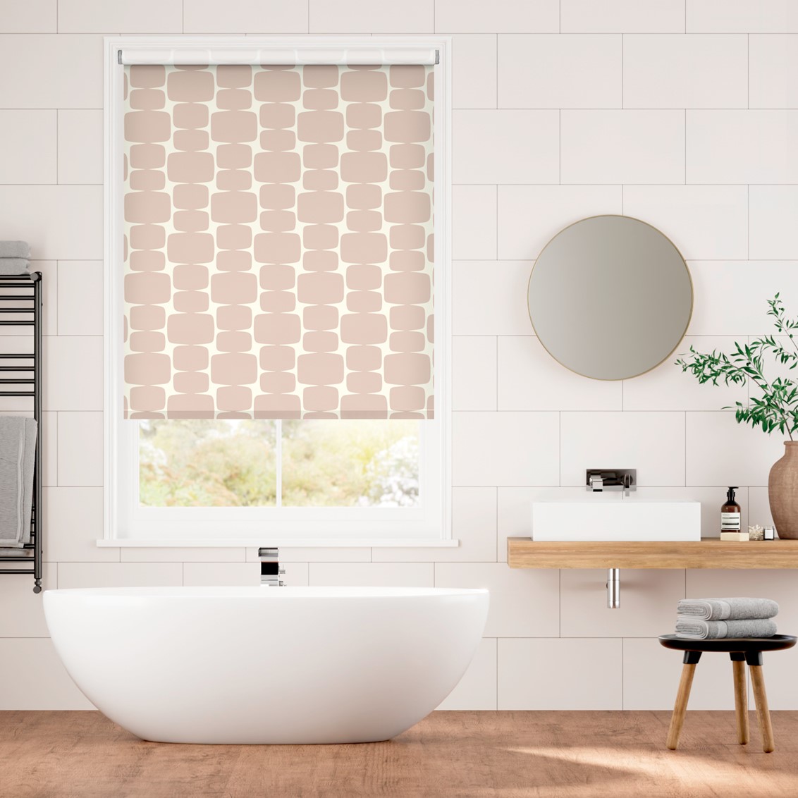 Lohko Blush  Roller Blind