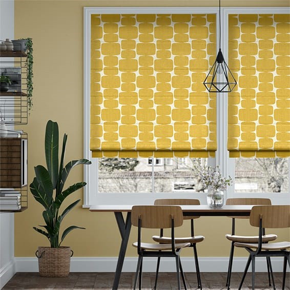 Lohko Golden Syrup Roman Blind