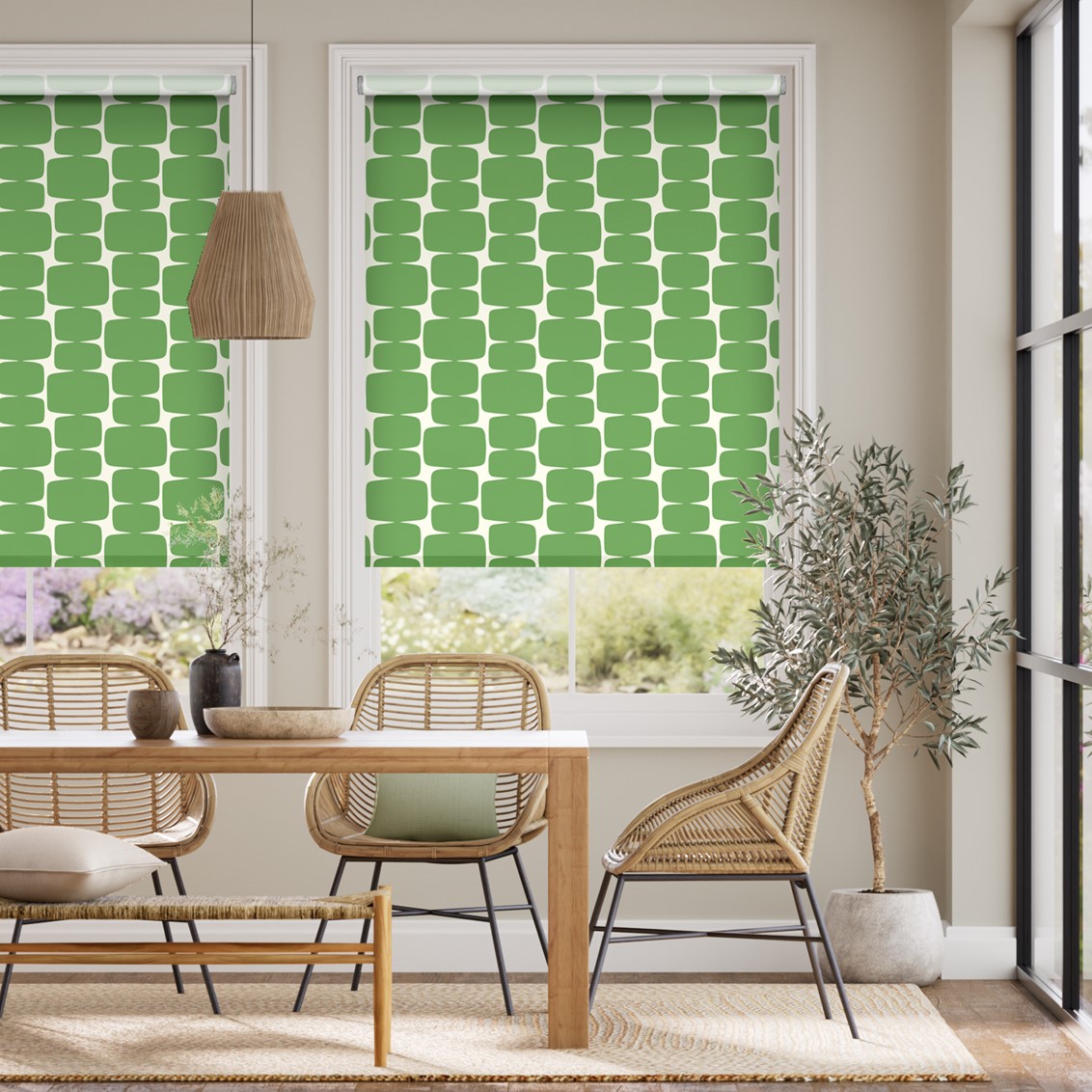 Lohko Shamrock  Roller Blind