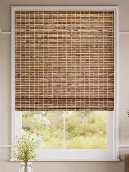 Loreto Chestnut Roman Blind thumbnail image