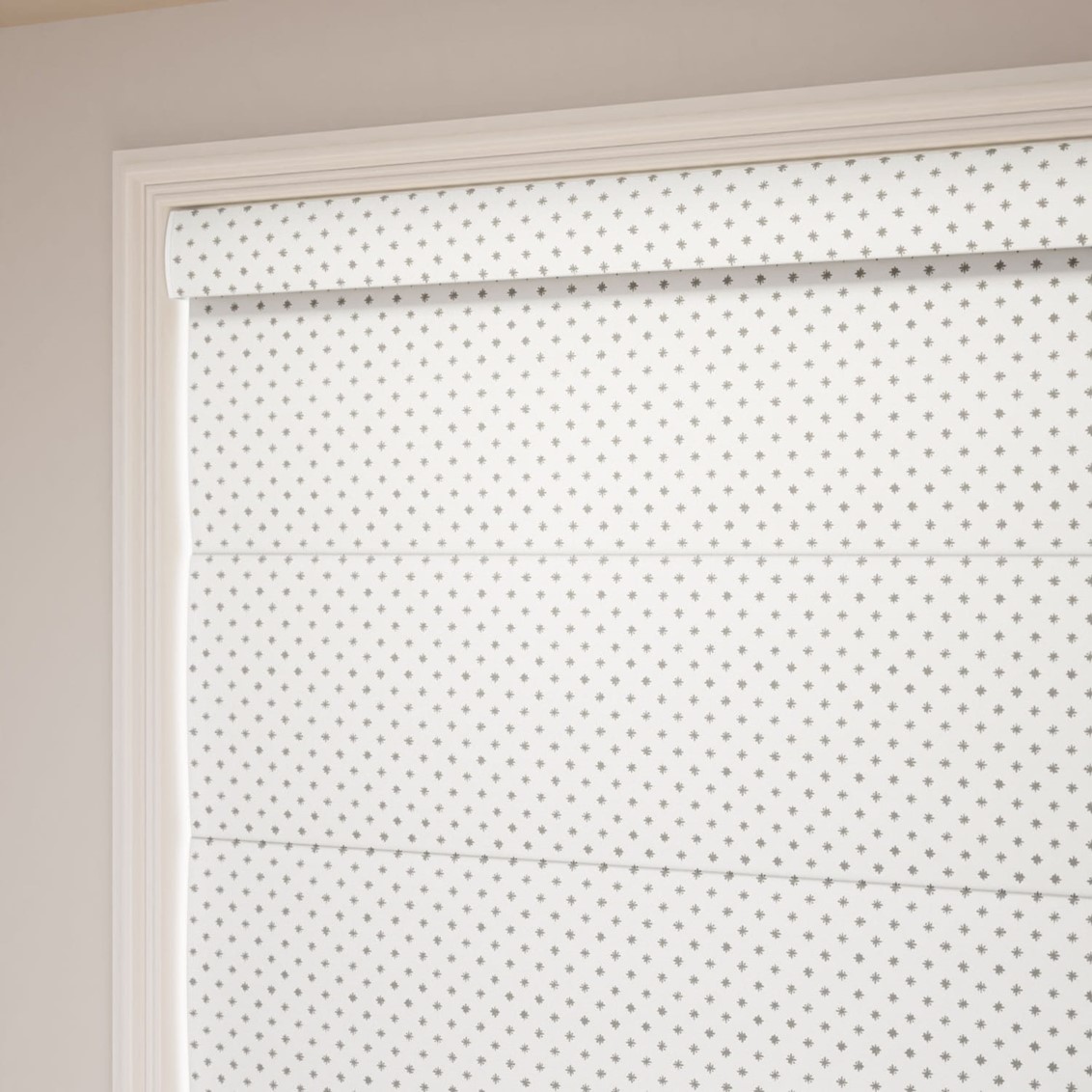 Louise Star Steel Roman Blind