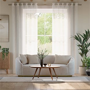 Lucid Voile White Curtains thumbnail image