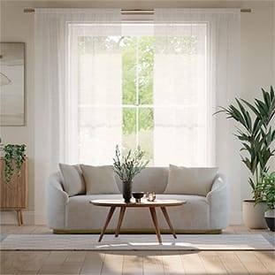 Lucid Voile White Curtains thumbnail image