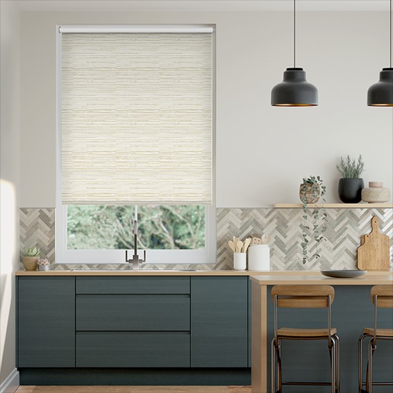 Lucius Blackout Alabaster Roller Blind