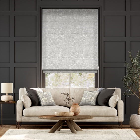 Lugano Silver Roman Blind