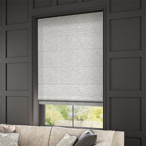 Lugano Silver Roman Blind