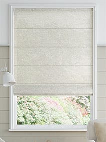 Lumiere Unlined Ahisma Luxe Faux Silk Pearl Roman Blind thumbnail image