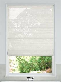 Lumiere Unlined Arcus Snow Roman Blind thumbnail image