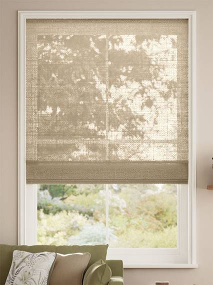 Lumiere Unlined Ariel Rye Roman Blind thumbnail image