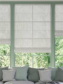 Lumiere Unlined Arlo Modern Grey Roman Blind thumbnail image