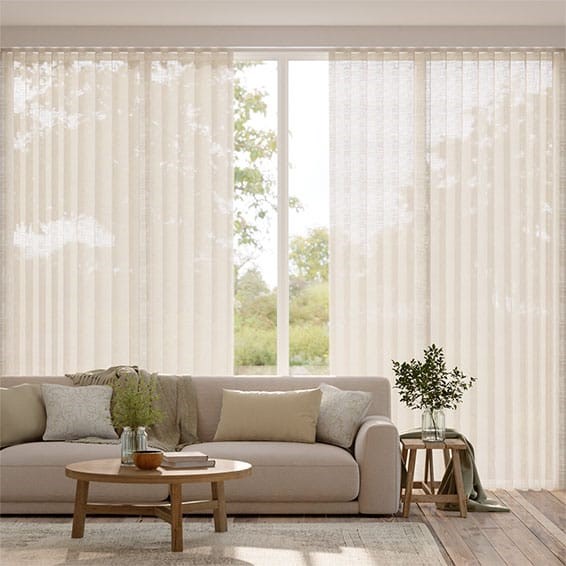 Lumiere Unlined Arlo Oatmeal Curtains