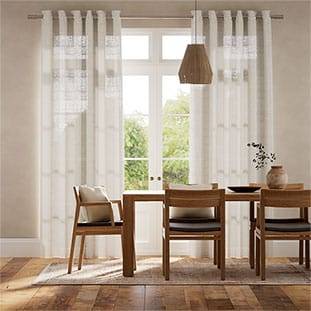 Lumiere Unlined Bijou Linen Oatmeal Curtains thumbnail image