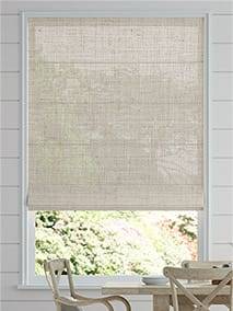 Lumiere Unlined Bijou Linen Oatmeal Roman Blind thumbnail image