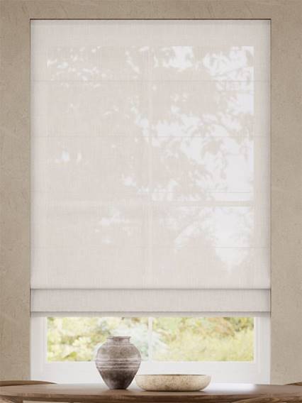 Lumiere Unlined Etoile Warm Grey Roman Blind thumbnail image