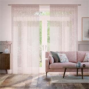 Lumiere Unlined Laurel Blush Curtains thumbnail image