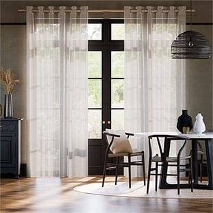 Lumiere Unlined Laurel Stone Curtains thumbnail image