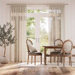 Lumiere Unlined Linen Hopsack Curtains thumbnail image