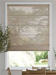 Lumiere Unlined Linen Hopsack Roman Blind thumbnail image