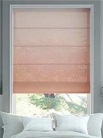 Lumiere Unlined Ombre Blush Roman Blind thumbnail image