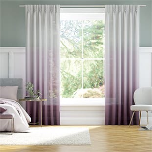Lumiere Unlined Ombre Heather Curtains thumbnail image