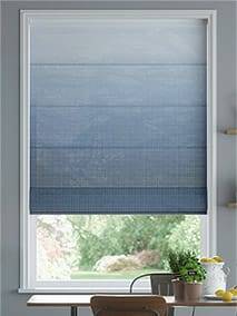 Lumiere Unlined Ombre Midnight Roman Blind thumbnail image