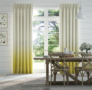 Lumiere Unlined Ombre Ochre Curtains thumbnail image