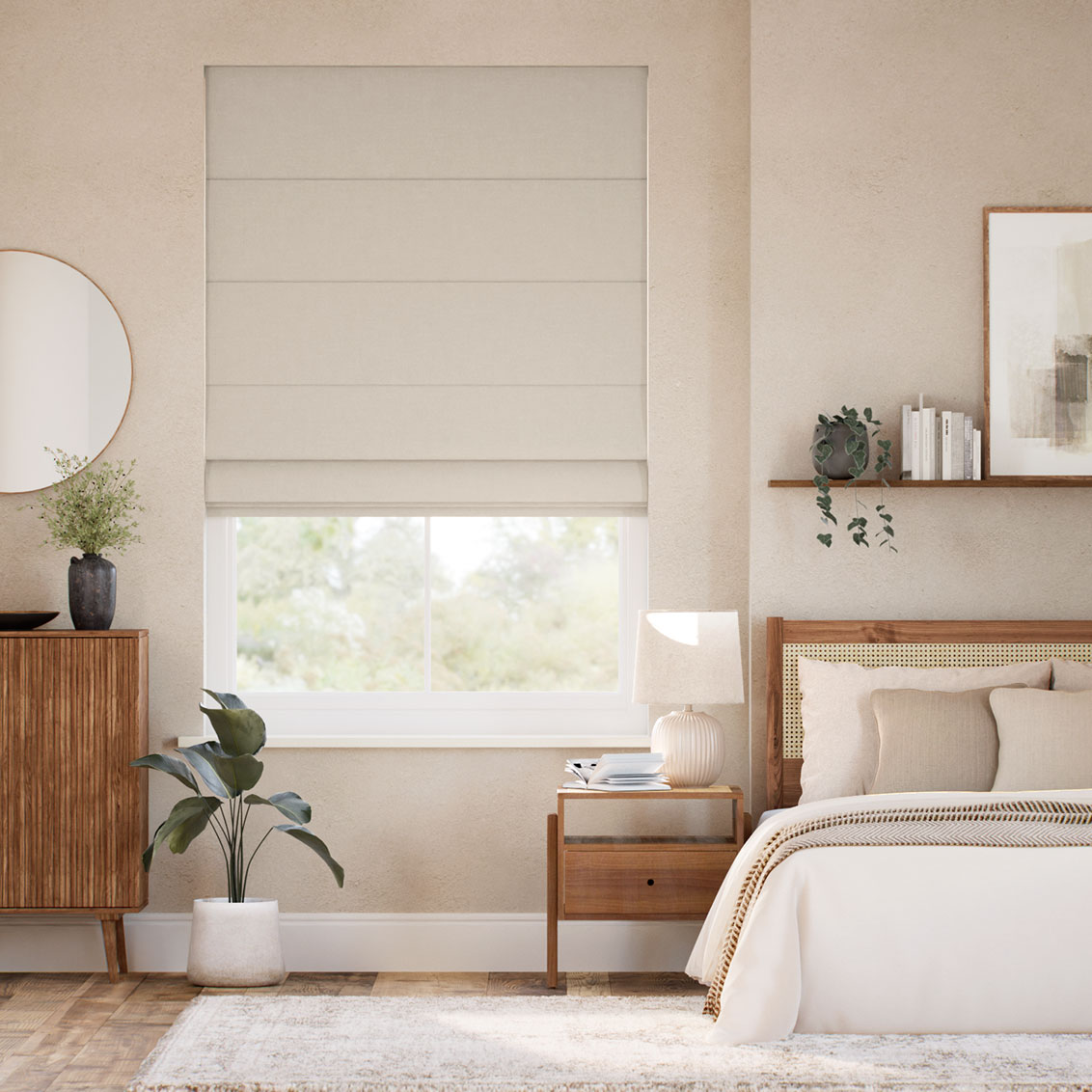 Luna Barley Roman Blind