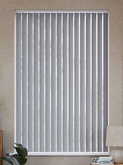 Luxe Sevilla Blue Grey and Silver Vertical Blind thumbnail image