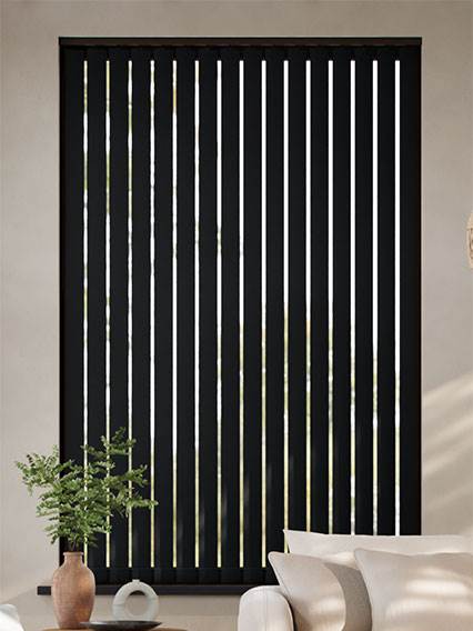 Luxe Sevilla Ink and Black Vertical Blind thumbnail image