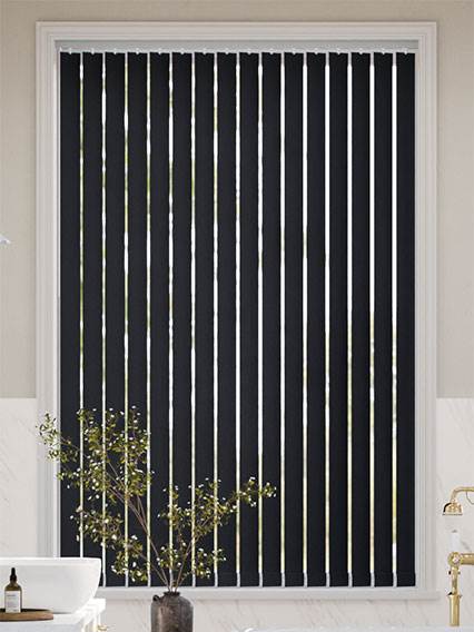 Luxe Sevilla Ink and Silver Vertical Blind thumbnail image