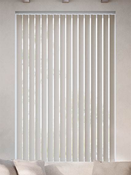 Luxe Sevilla Moonstone and Silver Vertical Blind thumbnail image
