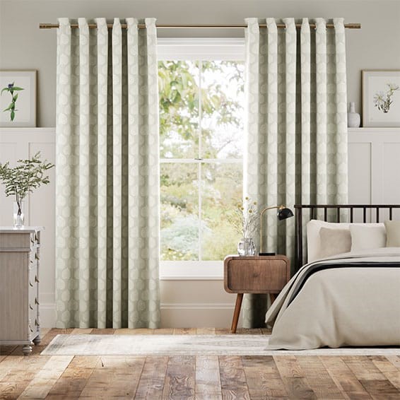 Lyme Leaf Stone Curtains